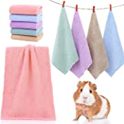 Photo 1 of 4+1 Pieces Guinea Pig Fleece Cage Liners, Soft Blankets for Hamster Small Animals Bedding Mats Bathe Towels
