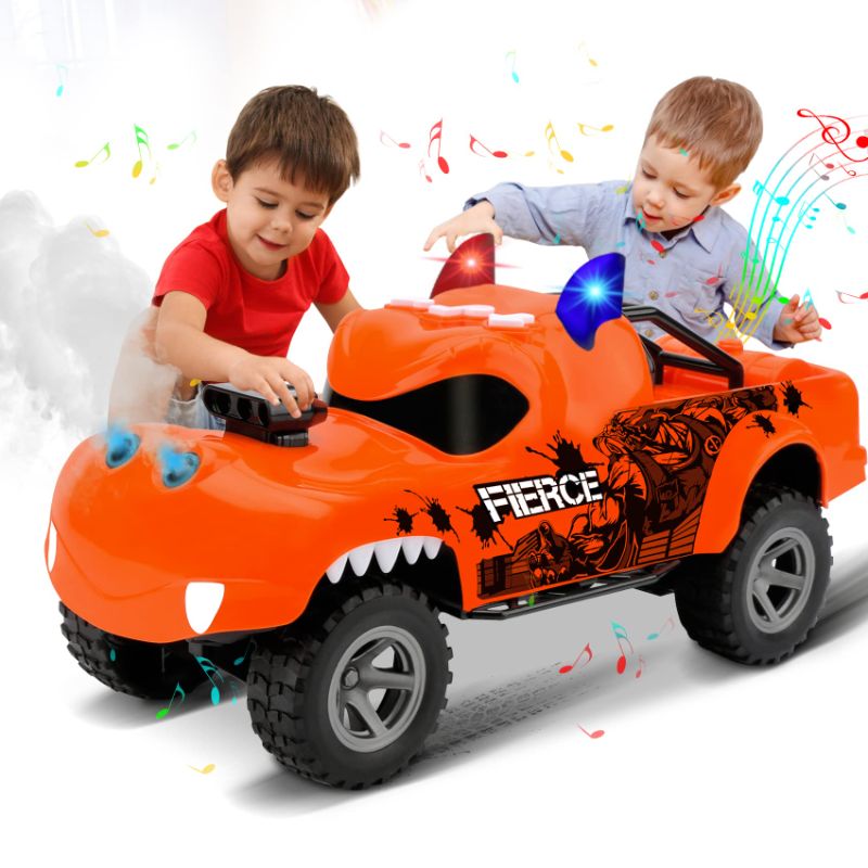 Photo 1 of Dinosaur Toys for Boy Toys - Dino Monster Spray Truck for Boys | Dynamic Kids Toys with Three Modes Game Spray Light Small Car
