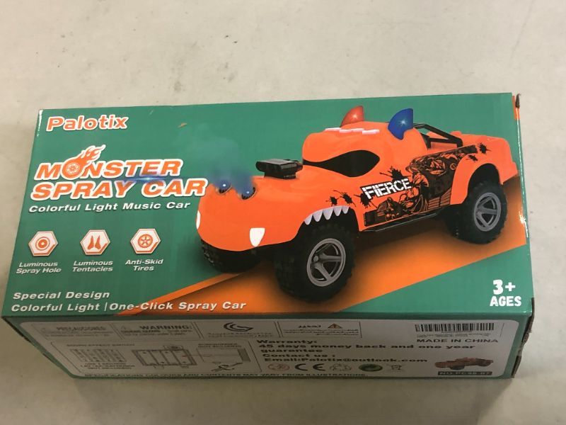 Photo 2 of Dinosaur Toys for Boy Toys - Dino Monster Spray Truck for Boys | Dynamic Kids Toys with Three Modes Game Spray Light Small Car
