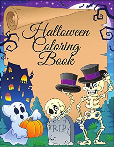 Photo 1 of Halloween Coloring Book: 80 spooky images to color for kids, toddlers, preschoolers Paperback – October 17, 2020
FACTORY SEALED