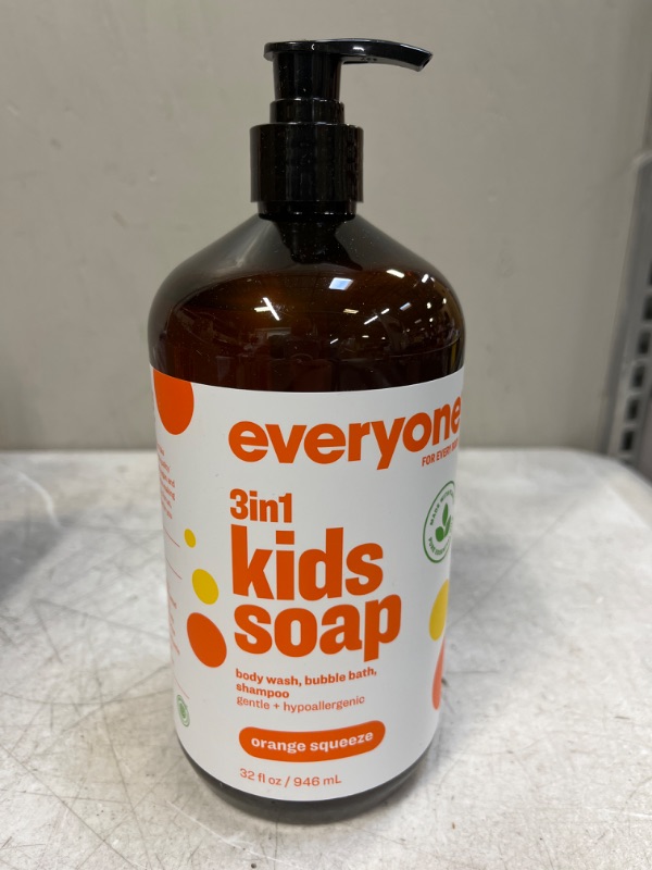 Photo 2 of Everyone Soap for Every Kid, Orange Squeeze, 32 Ounce
