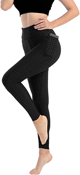 Photo 1 of color cosplayer Women's Ruched Butt Lifting Leggings with Pockets High Waisted Yoga Pants Tummy Workout Tights
XXL