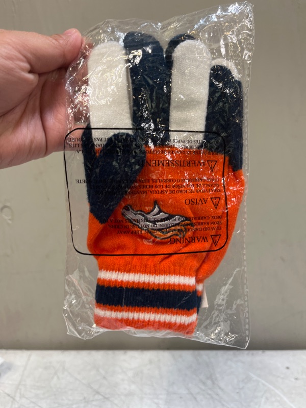 Photo 1 of DENVER BRONCOS gloves, officially licensed, NEW
