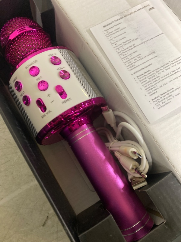Photo 1 of 4 Year Old Girl Birthday Gifts,Girl Toys Microphone for Kids,Girls Toys Age 6-8,Gifts for 5 Year Old Girls,7 Year Old Girl Birthday Gifts,9 10 Year Old Girl Birthday Gifts for Teenage Girls 01-Pink