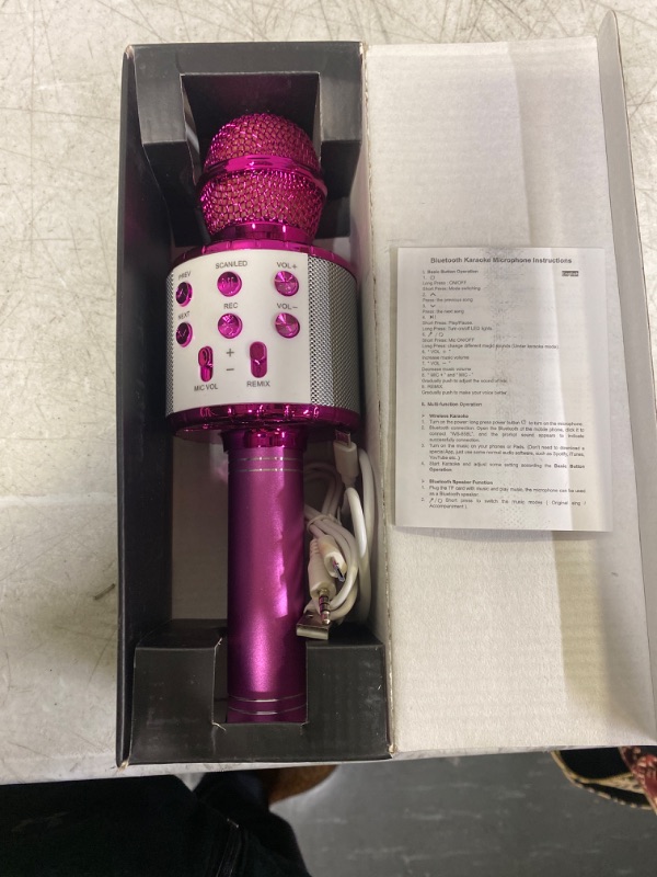 Photo 1 of 4 Year Old Girl Birthday Gifts,Girl Toys Microphone for Kids,Girls Toys Age 6-8,Gifts for 5 Year Old Girls,7 Year Old Girl Birthday Gifts,9 10 Year Old Girl Birthday Gifts for Teenage Girls 01-Pink