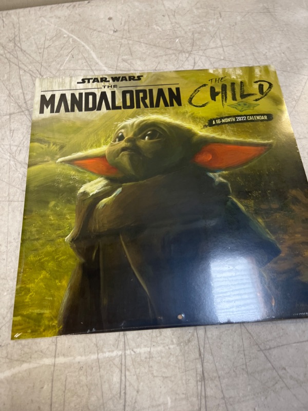 Photo 2 of 2022 Star Wars: The Mandalorian - The Child Wall Calendar