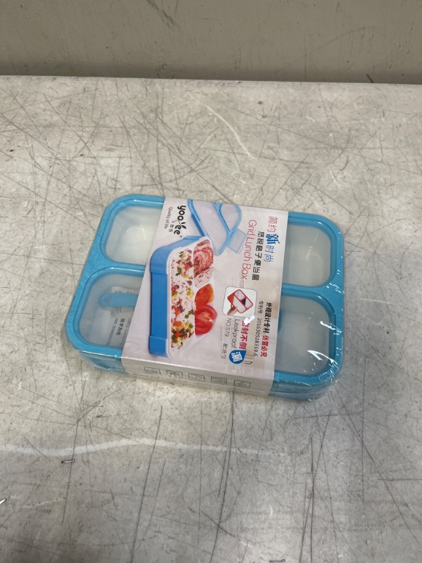 Photo 2 of Bento Box Lunch Boxes for Kids, Boys, Girls, Adults, Men Women | Kid Snack Container | Leakproof School Bentobox 3 Portion Compartment Meal Prep Food Containers | BPA-Free Kit
