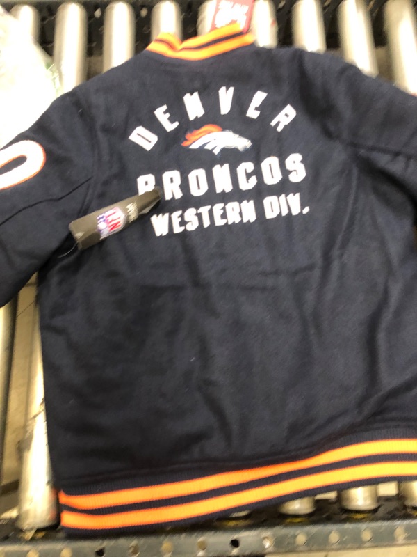 Photo 1 of DENVER BRONCOS VARSITY JACKET SIZE 14-16