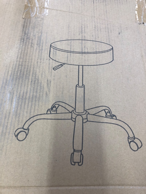 Photo 1 of Black drafting stool 