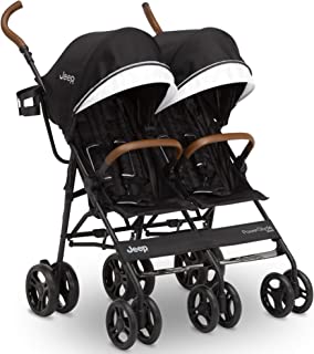 Photo 1 of 
Jeep PowerGlyde Plus Side x Side Double Stroller by Delta Children, Black