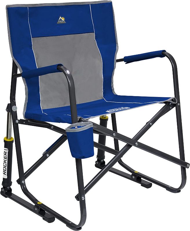 Photo 1 of 
GCI Outdoor Freestyle Rocker Portable Rocking Chair & Outdoor Camping Chair, Royal