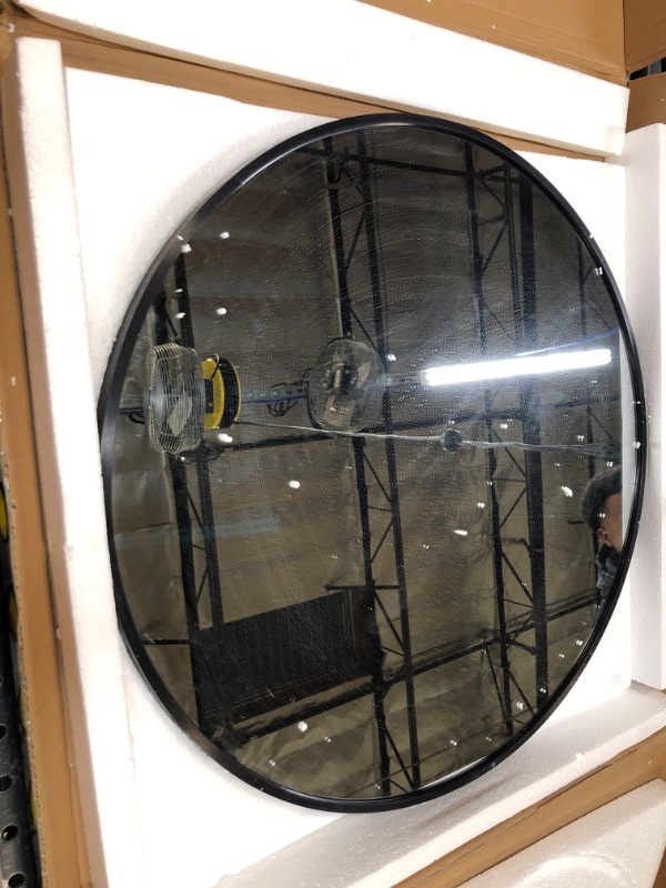 Photo 2 of .
oruii Round Mirror, Black Round Mirror 24 inch, Round Wall Mirror, Round Bathroom Mirror, Circle Mirrors for Wall, Living Room, Bedroom, Vanity,