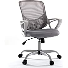 Photo 1 of OFFICE CHAIR MID BACK SWIVEL WITH EROGONOMIC LUMBAR - GREY 