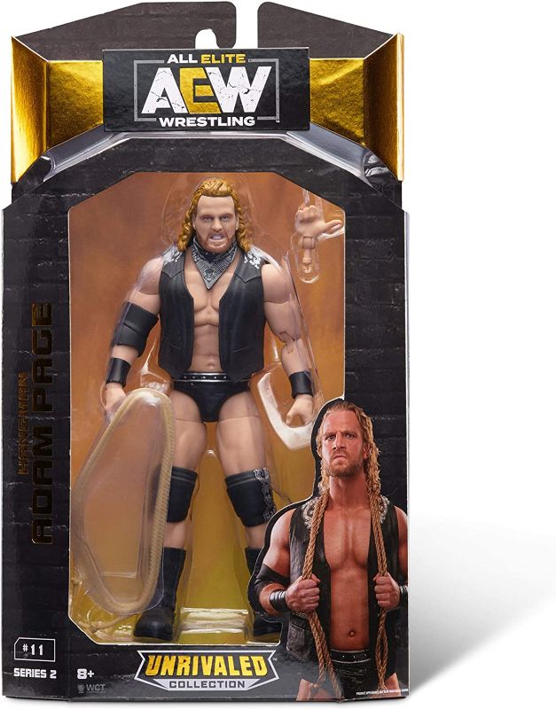 Photo 1 of AEW All Elite Wrestling Unrivaled Collection “Hangman” Adam Page - 6.5-Inch Action Figure, Multicolor
