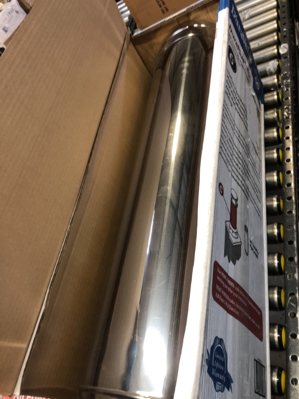 Photo 1 of 6'' x 36'' DuraPlus Stainless Steel Chimney Pipe - 9017SS