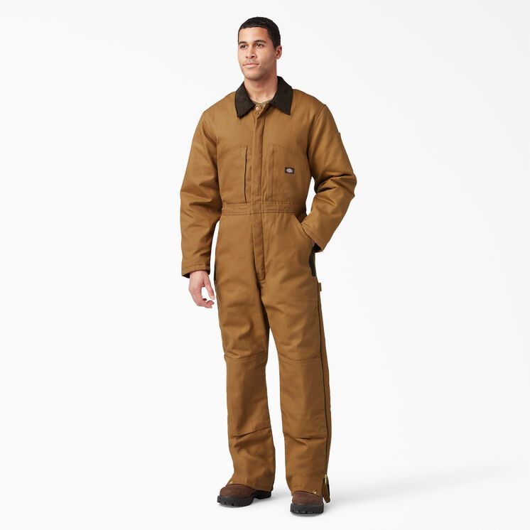 Photo 1 of  SIZE 2XL Duck Insulated Coveralls, Brown Duck