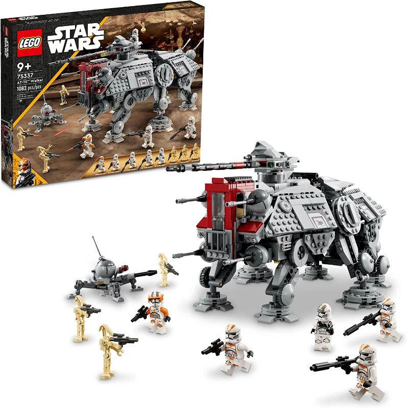 Photo 1 of LEGO Star Wars at-TE Walker 75337 Building Toy Set for Kids, Boys, and Girls Ages 9+ (1,082 Pieces), 18.9 x 14.88 x 2.78 inches
