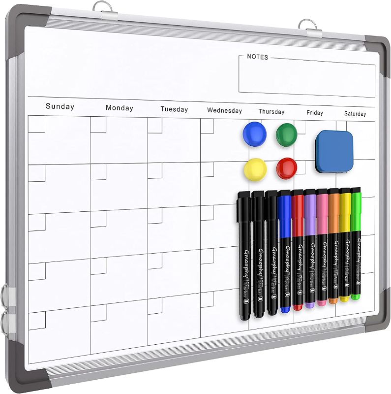 Photo 1 of 
Monthly Calendar Dry Erase Whiteboard for Wall