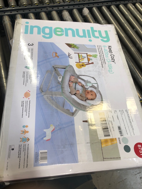 Photo 1 of Ingenuity Keep Cozy Bounce & Rock Seat, 3-in-1 Grow with Me, Weaver