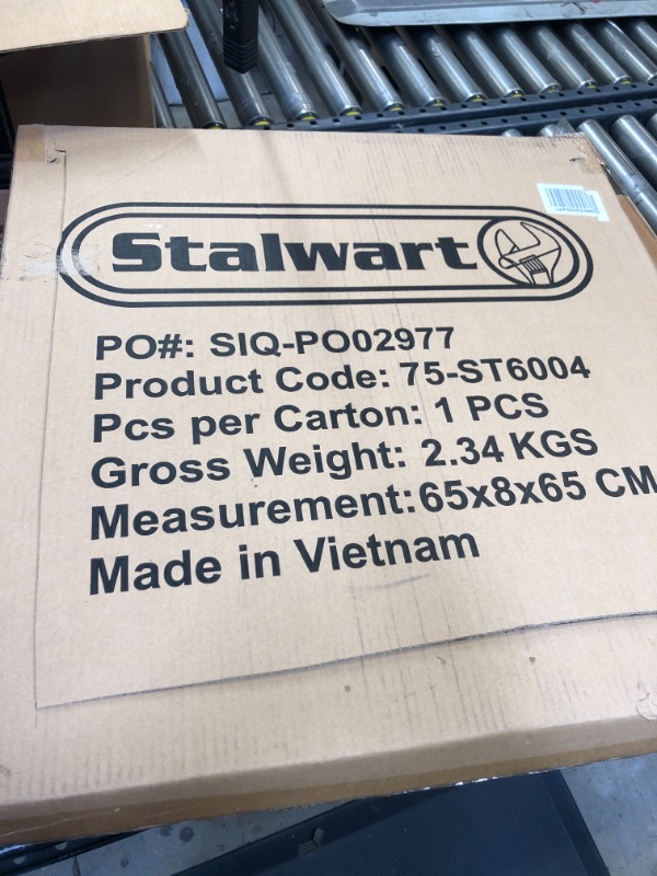 Photo 1 of Foam Mat Floor Tiles, Interlocking EVA Foam Padding by Stalwart – Soft Flooring for Exercising, Yoga, Camping, Playroom – 6 Pack, .375 inches thick, 24" X 24" X 0.375", Gray, Model:75-ST6004
