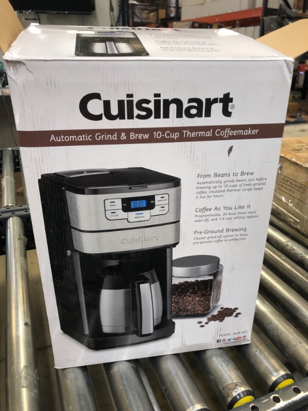 Photo 2 of Cuisinart Blade Grind & Brew Thermal Coffeemaker