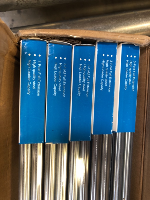 Photo 1 of BALL BEARING DRAWER SLIDES 22in