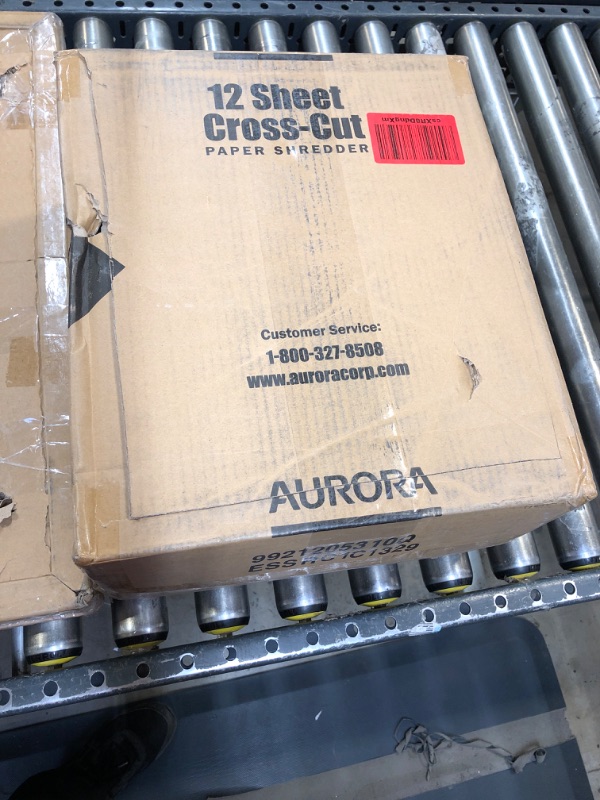 Photo 1 of Aurora AU1220XA 12 Sheet Crosscut Paper and Credit Card Shredder with 5.2 gal Wastebasket
