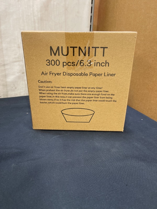 Photo 1 of Air Fryer Disposable Paper Liner, 300 Piece Liners for Air Fryer, Non-stick Air Fryer Paper for Frying, Baking, Cooking, Roasting and Microwave - Water-Proof, Oil-proof, 6.3-inch
