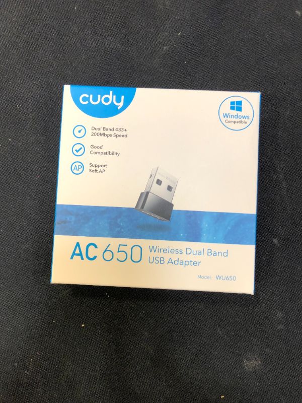 Photo 2 of Cudy AC 650Mbps USB WiFi Adapter for PC