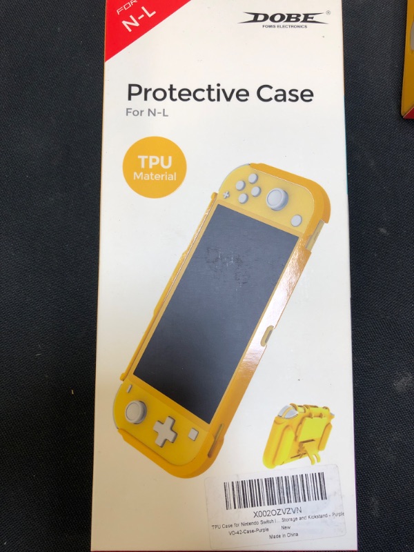 Photo 2 of ECHZOVE Purple Switch lite Case, Protective Case for Nintendo Switch lite with Game Storage and Kickstand - PURPLE
