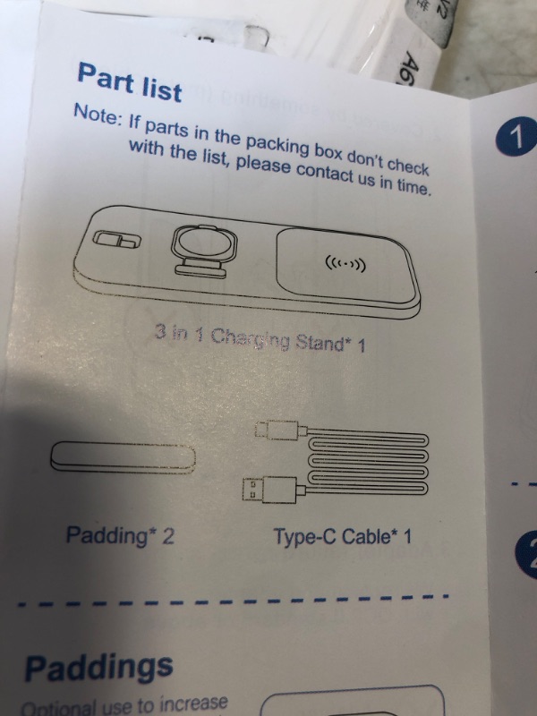 Photo 4 of ST-188 ULTRA SLIM DESIGN PORTABLE 3 IN 1 WIRELESS CHARGING STATION