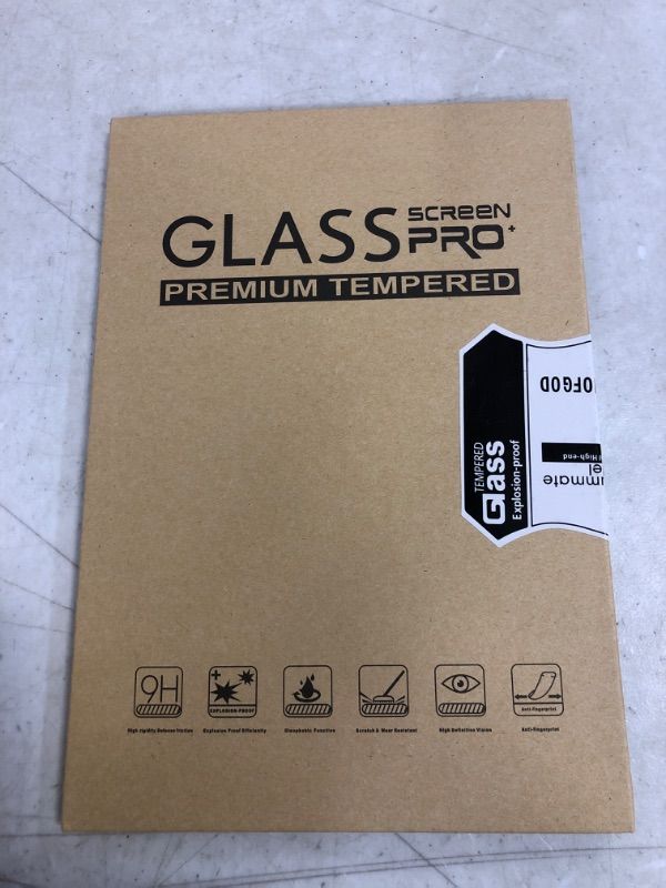 Photo 2 of KXOYJAD Screen Protector for Fire 7 2019/7 Kids Pro 2021 Tablet, Tempered Glass Film(2 Pack)-- factory Seal