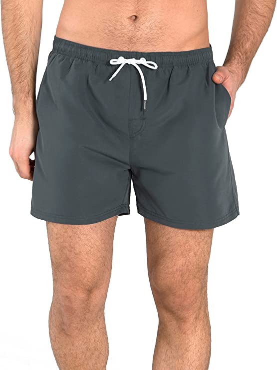 Photo 1 of Actleis Mens Swim Trunks Quick Dry Swim Shorts with Mesh Lining 5" Bathing Suits Short Swimwear SIZE SMALL
