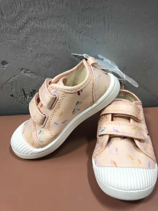 Photo 1 of Baby Shoes Girls Size 10 Pink Unicorn Children Kids Footwear Rubber toe Adjust