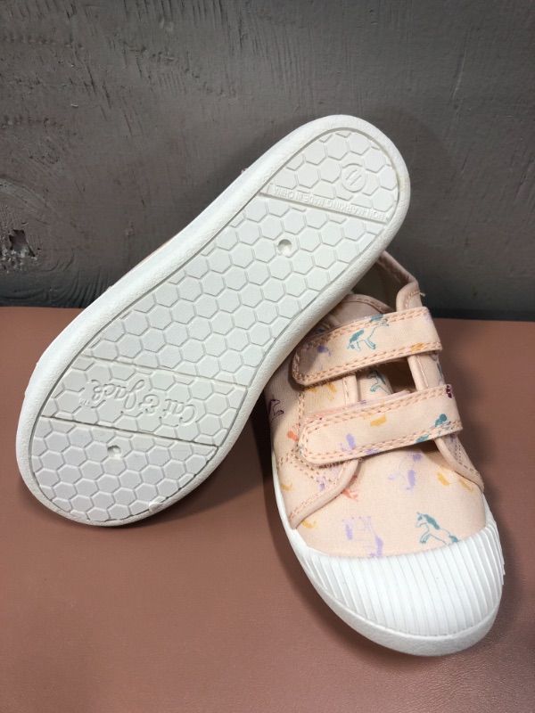 Photo 2 of Baby Shoes Girls Size 11 Pink Unicorn Children Kids Footwear Rubber toe Adjust