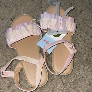 Photo 1 of Cat & Jack Youth Girls Selma Slip-On Sandals, Color Pink - Size 5 New