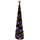 Photo 1 of  RoseCraft Halloween Decorations, 5FT Collapsible Tinsel Pull Up Pencil Tree, with Spider Webs Sequins Decoration, for Home Party Indoor/Outdoor Halloween Holiday Decor - Purple/Black.-- Factory Seal 
