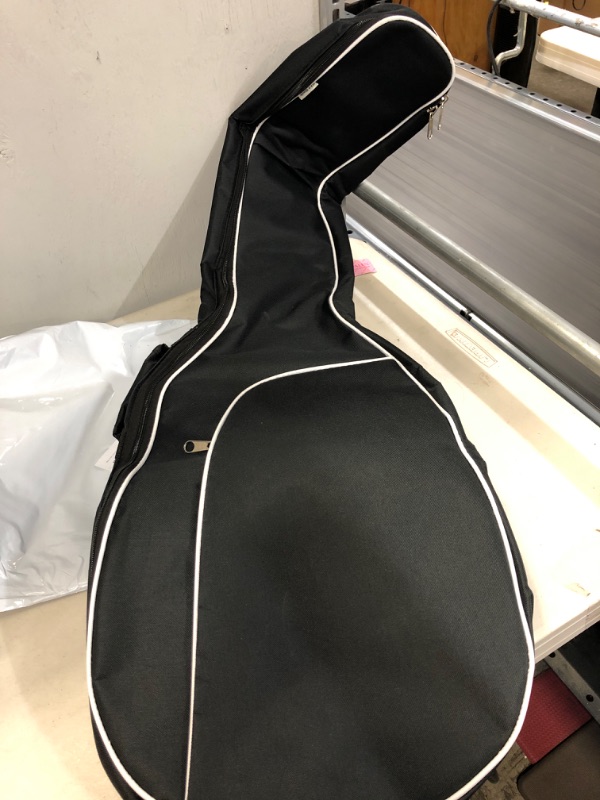 Photo 3 of 1Pc--H&Z Simple Electric Guitar Bag Double Straps Pad 7mm Cotton Thickening Backpack Oxford Fabric Colorful Bag Soft Cover (Electric guitar bag)