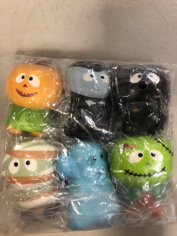 Photo 1 of JOYIN 6 Pack Halloween Themed Squishy Toys Slow Rising Stress Relief Super Soft Squeeze Kawaii Cute Halloween Friends Characters Toys for Boys Girls