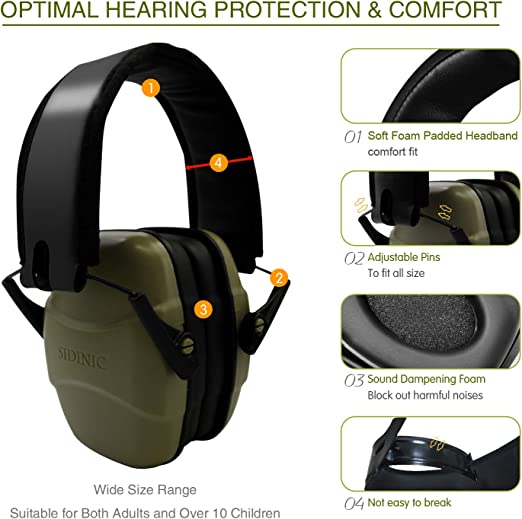 Photo 1 of  Slim Noise Shooting Ear Protection - Special Designed Ear Muffs Lighter Weight & Maximum Hearing Protection
FACTORY SEALED