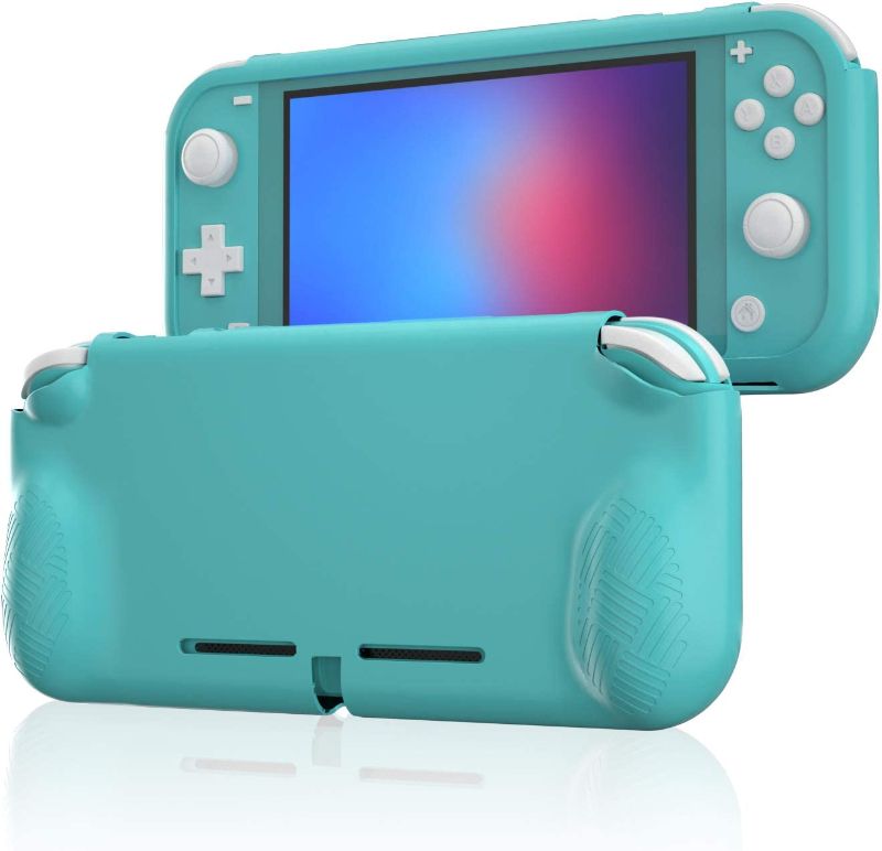 Photo 1 of HEATFUN Switch lite Grip Case, Switch lite Protective Cover Case Turquoise, Switch lite Turquoise Accessories
