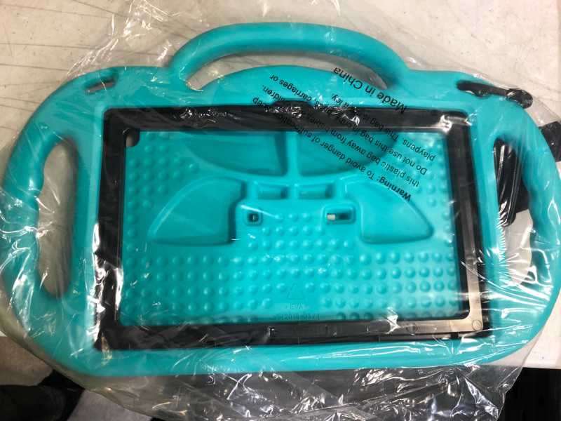 Photo 2 of MOXOTEK Samsung Galaxy Tab A7 10.4" 2020 Kids Case, Shockproof Handle Stand Protective Case with Shoulder Strap Case for Galaxy Tab A7 10.4 inch 2020 Tablet (SM-T500/T505/T507), Teal
