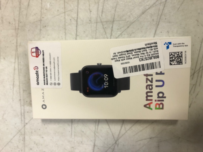 Photo 2 of FACTORY SEALED Amazfit Bip U Pro Smart Watch with Alexa Built-In for Men Women, GPS Fitness Tracker with 60+ Sport Modes, Blood Oxygen Heart Rate Sleep Monitor, 5 ATM Water Resistant, for iPhone Android(Black)
