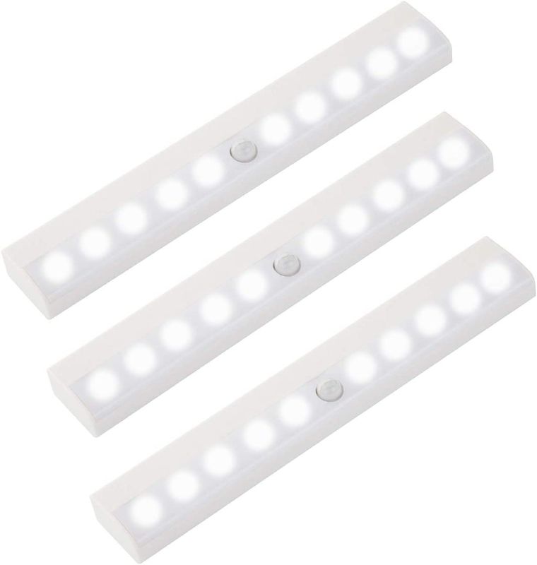 Photo 1 of Austin & Mills AM-L101 Motion Sense LED Rectangluar Lighting, 3-Pack, White
