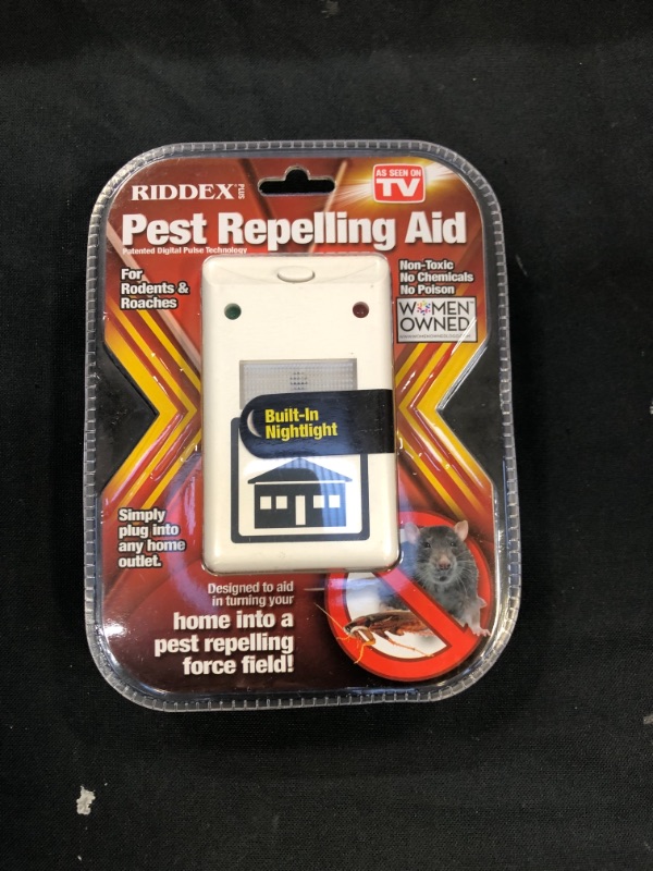 Photo 3 of RIDDEX Plus Insect Repellent | Plug in, Mouse Deterrent - Pest Control for Defense Against Rats, Mice, Roaches, Bugs and Insects | Control Pests with No Chemicals or Poison | White
