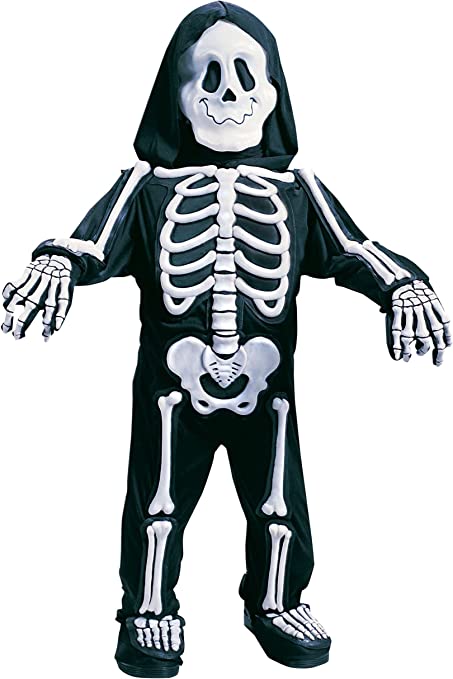 Photo 1 of Child White Skeleton Costume SIZE 3T-4T 
