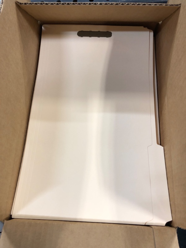 Photo 1 of Manila File Folders with Fasteners - Legal Size, 50-Pack - AMZ210