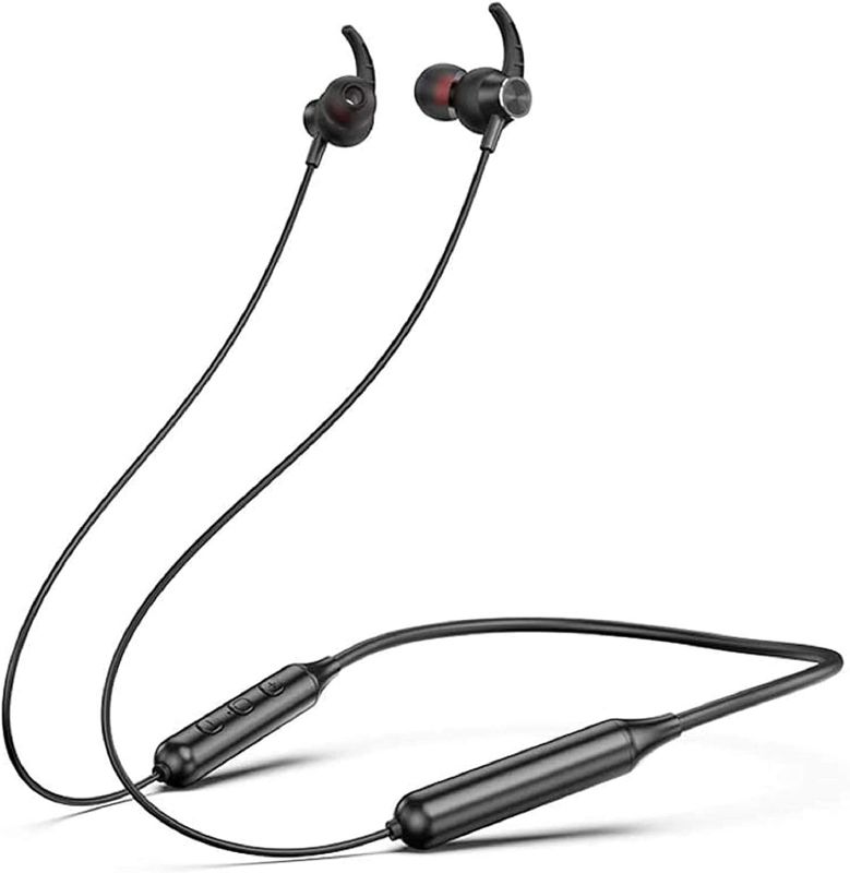 Photo 1 of Bluetooth Headphone,Neckband Earphones,Wirelesss Sport Earbuds,TWS DD9 Running Headset,Waterproof Noise Reduction for Workout Black Fast Pairing Function
