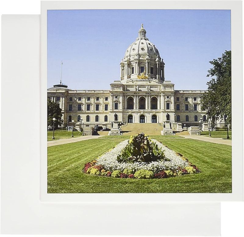 Photo 1 of 3dRose State Capitol Building, St Paul, Minnesota - US24 KRS0001 - Keith and Rebecca Snell - Greeting Cards, 6 x 6 inches, set of 12 (gc_91392_2)
