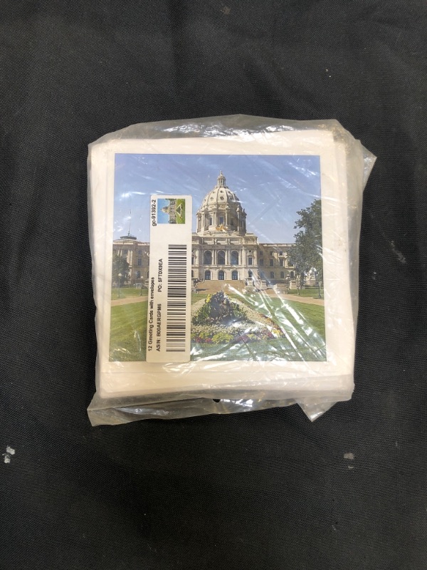 Photo 2 of 3dRose State Capitol Building, St Paul, Minnesota - US24 KRS0001 - Keith and Rebecca Snell - Greeting Cards, 6 x 6 inches, set of 12 (gc_91392_2)
